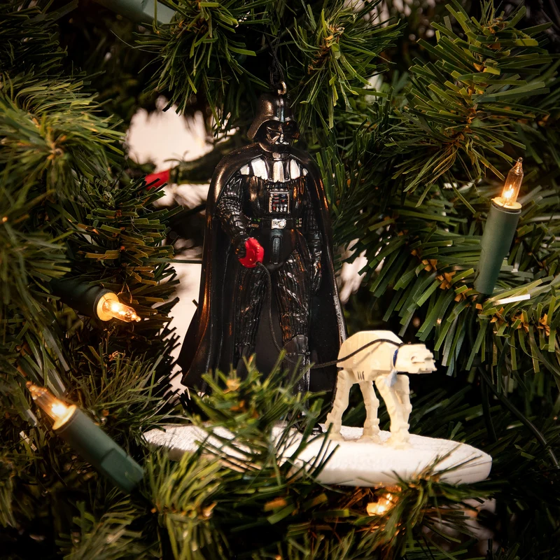 Star Wars - Darth Vader mit AT-AT Weihnachtsbaum-Schmuck