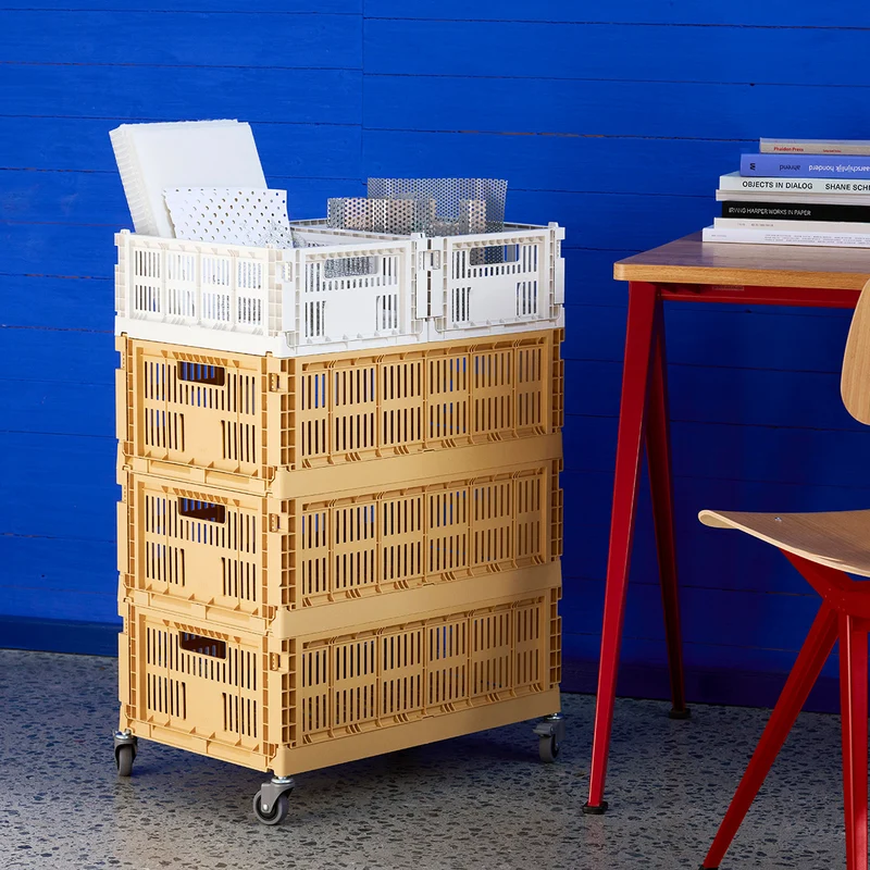 Colour Crate Lid L Off White