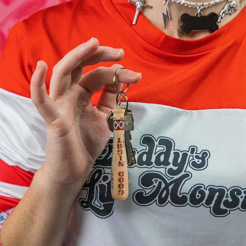 Harley Quinn - Good Night Baseballschläger Schlüsselanhänger