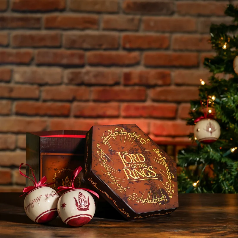Der Herr der Ringe - Mittelerde Symbole Weihnachtsbaumkugeln 14tlg