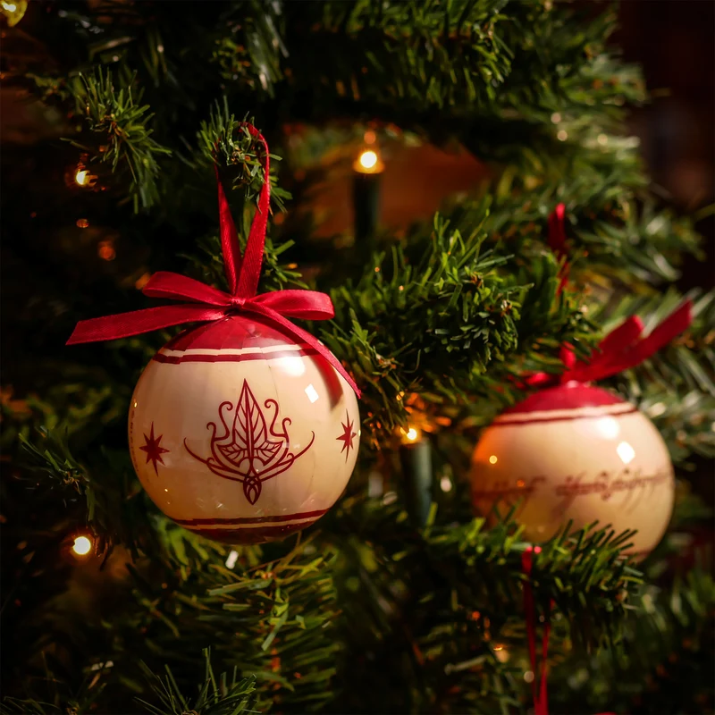 Der Herr der Ringe - Mittelerde Symbole Weihnachtsbaumkugeln 14tlg