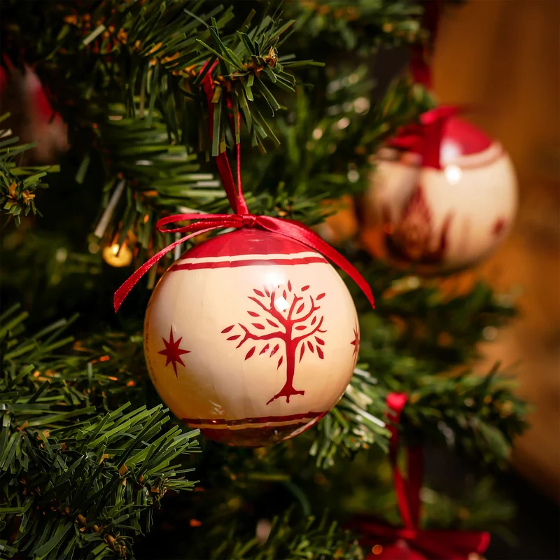 Der Herr der Ringe - Mittelerde Symbole Weihnachtsbaumkugeln 14tlg