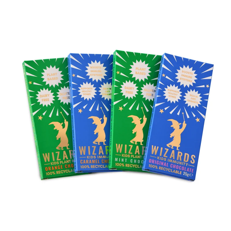 Wizards Magic - Kids Selection Schokolade 4 Tafeln