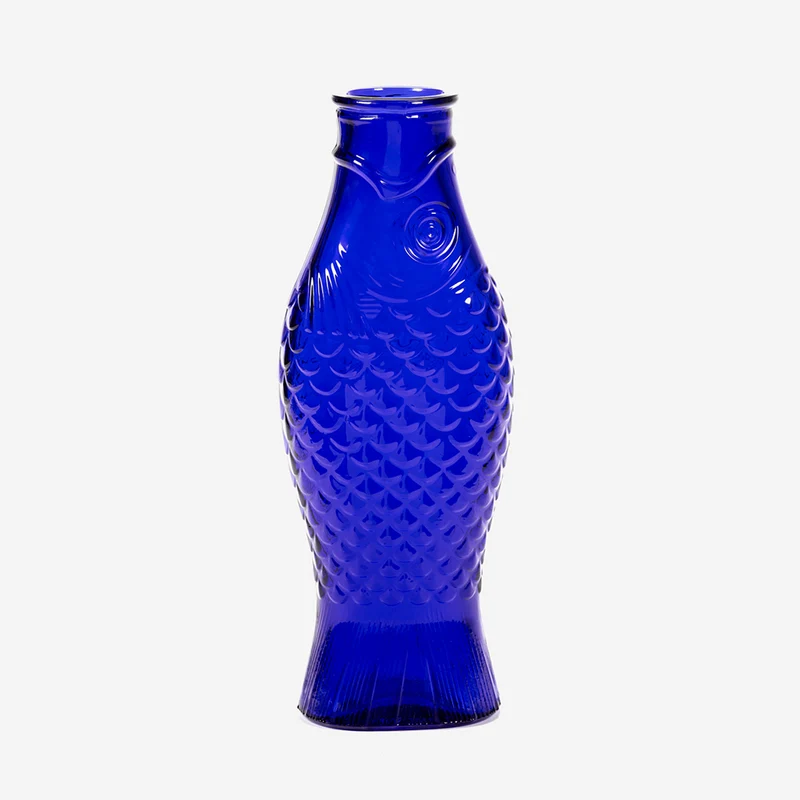 Fish & Fish Blue Karaffe by Paola Navone