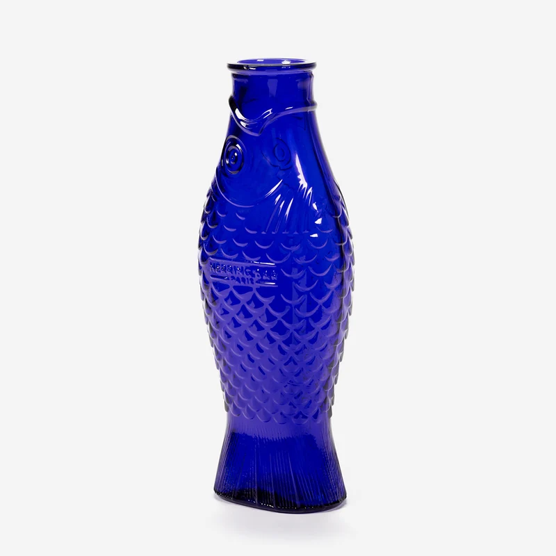 Fish & Fish Blue Karaffe by Paola Navone