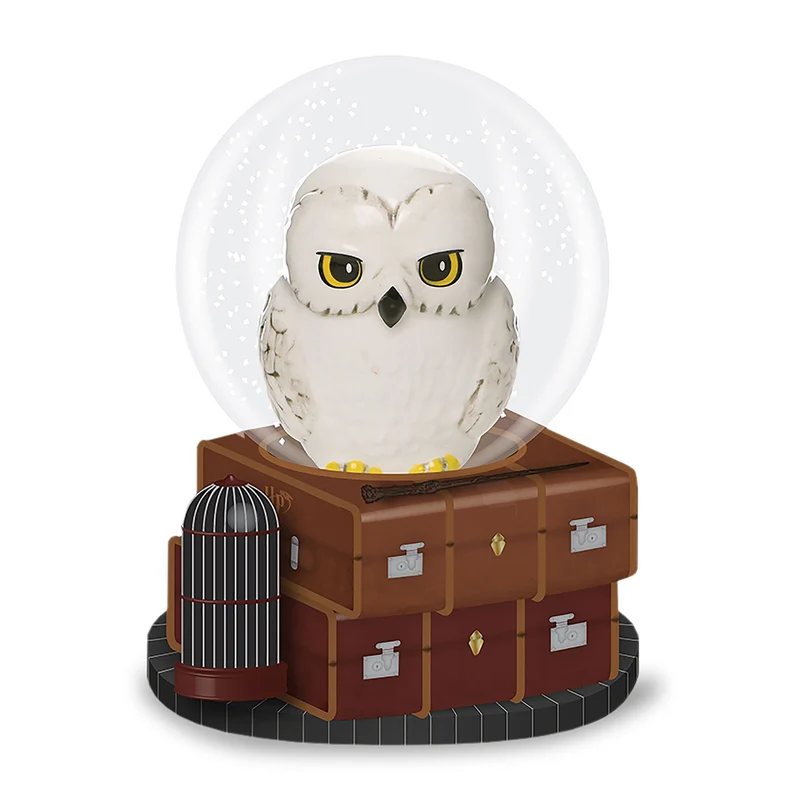 Harry Potter - Hedwig Schneekugel mit Glitter