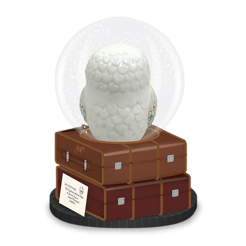 Harry Potter - Hedwig Schneekugel mit Glitter