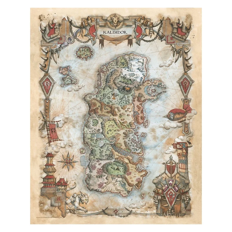 World of Warcraft - Kunstdrucke 5er Set