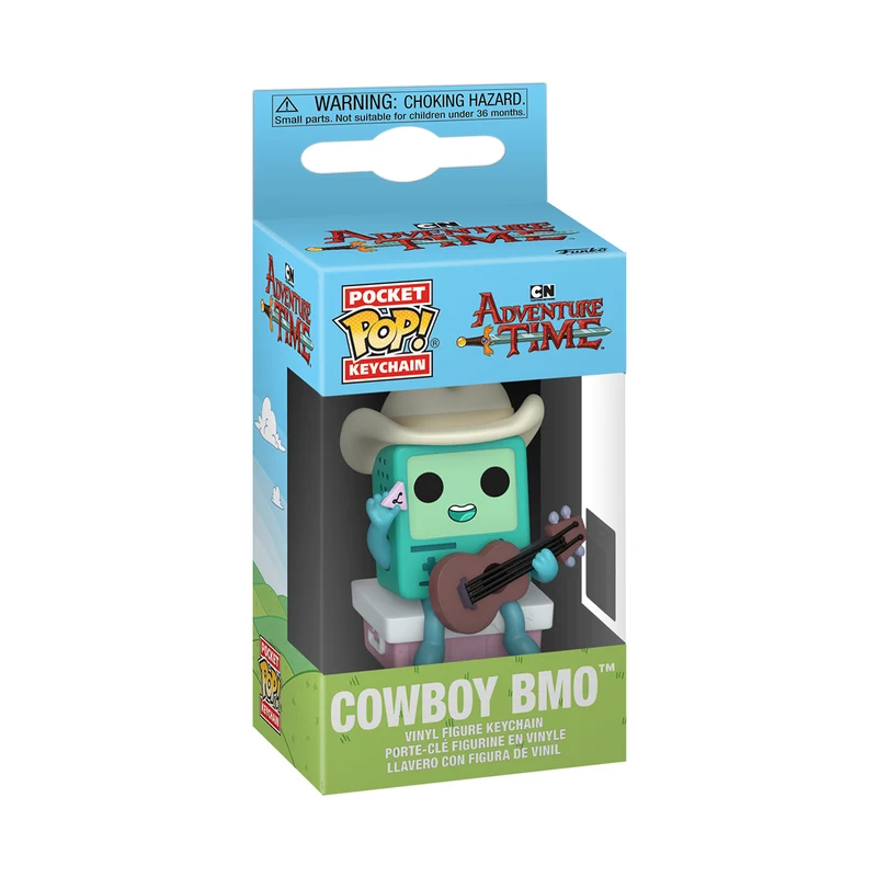 Adventure Time - Cowboy BMO mit Gitarre Funko Pop Schlüsselanhänger