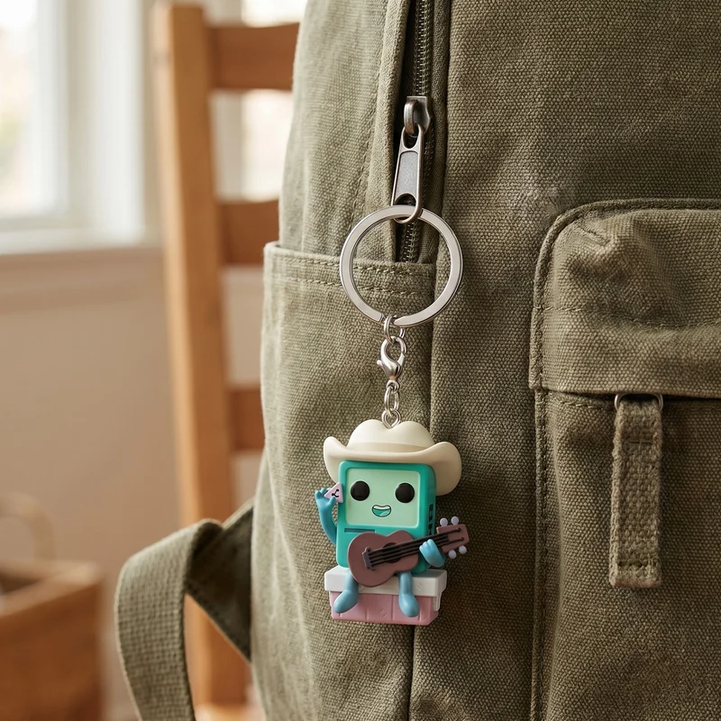 Adventure Time - Cowboy BMO mit Gitarre Funko Pop Schlüsselanhänger