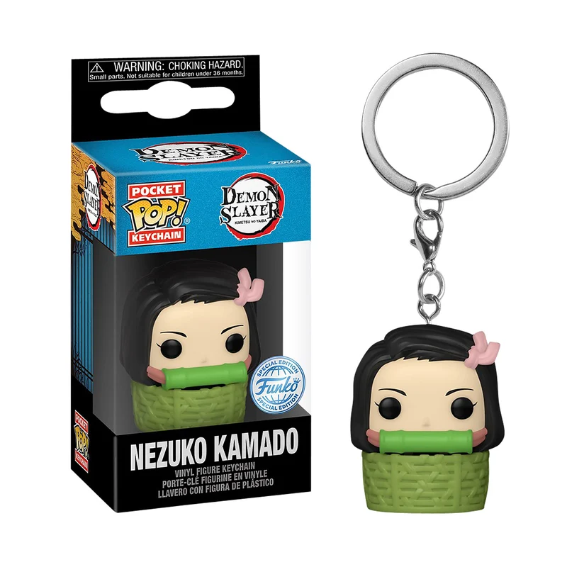 Demon Slayer - Nezuko'n BSKT Funko Pop Schlüsselanhänger