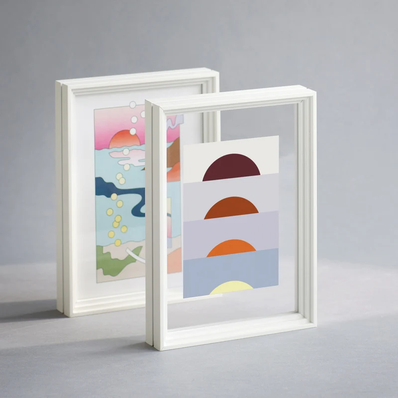 Standing Frame White A5