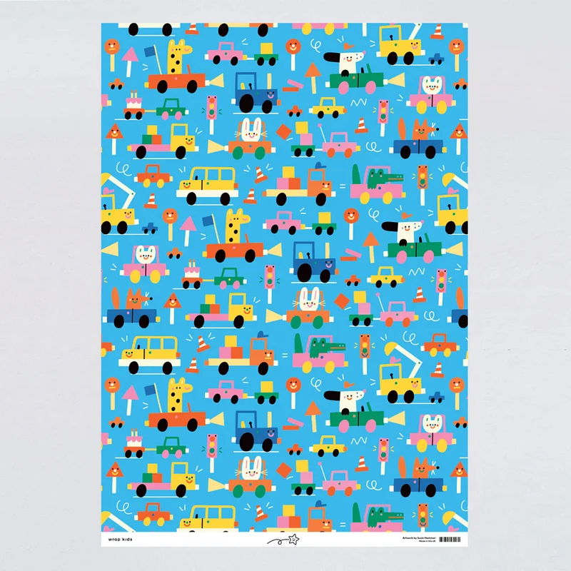Beep Beep Geschenkpapier