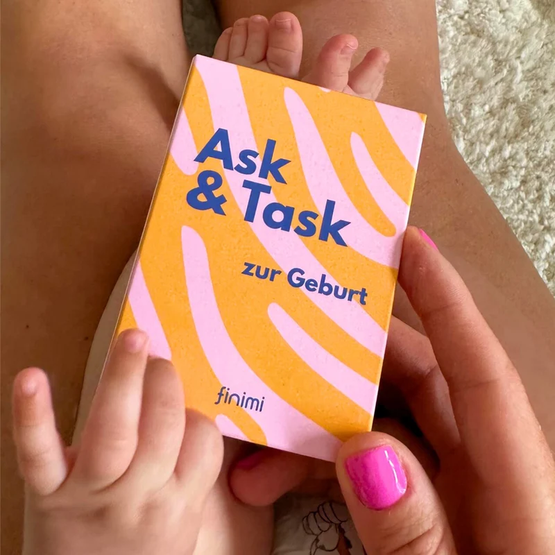 Ask & Task zur Geburt Kartenset
