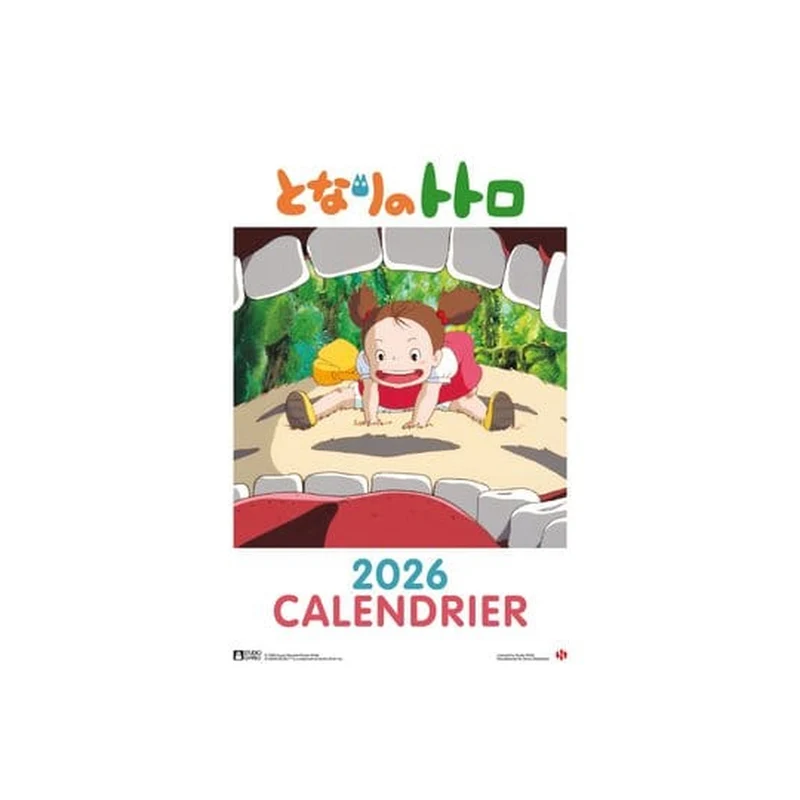 Mein Nachbar Totoro Kalender 2026 *Französische Version*