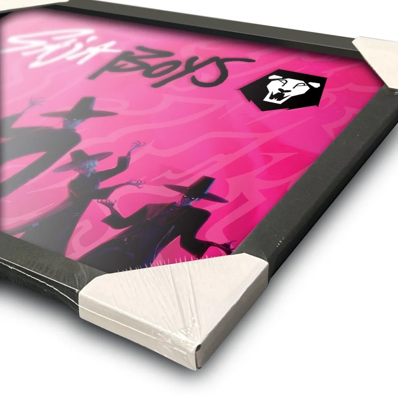 KPop Demon Hunters Collector Print Poster im Rahmen Saja Boys Idol