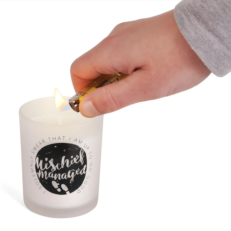 Harry Potter - Mischief Managed Kerze im Glas