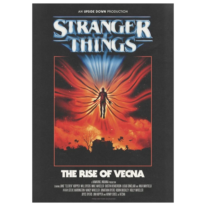 Stranger Things Kunstdruck The Rise of Vecna Limited Edition 42 x 30 cm