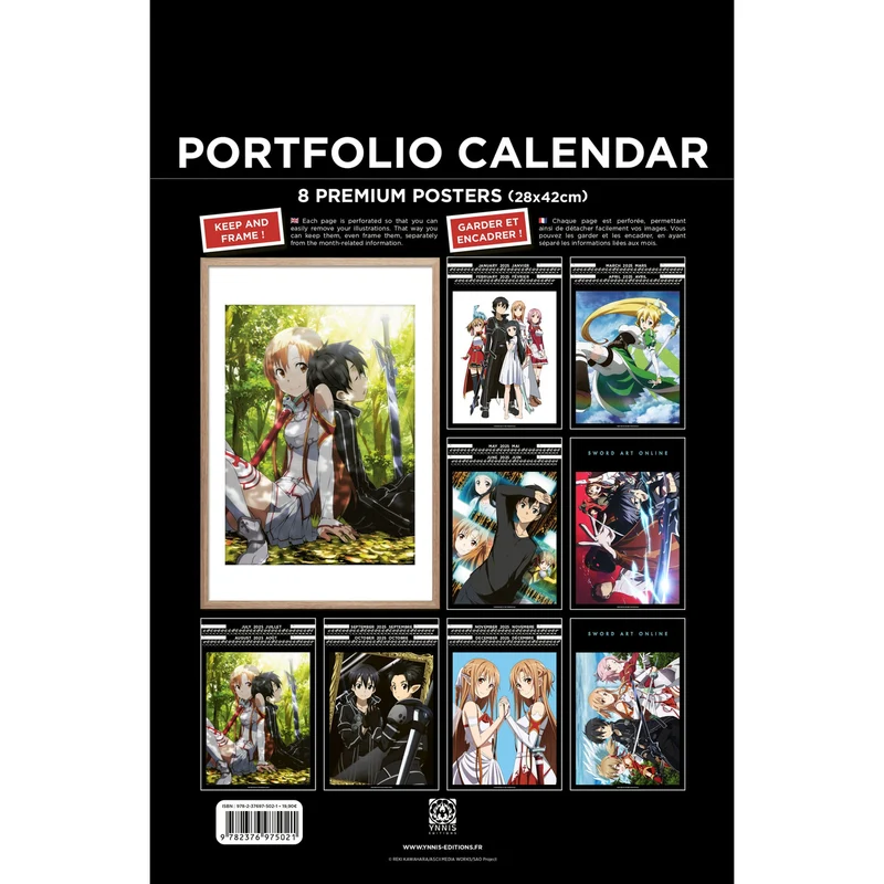 Sword Art Online Portfolio Kalender 2025 *Englische Version*