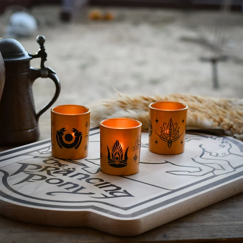 Der Herr der Ringe - Mittelerde Teelichthalter 3er Set