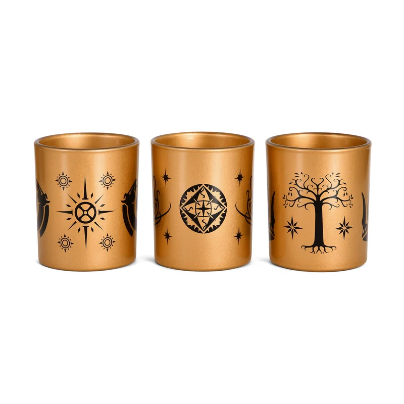 Der Herr der Ringe - Mittelerde Teelichthalter 3er Set