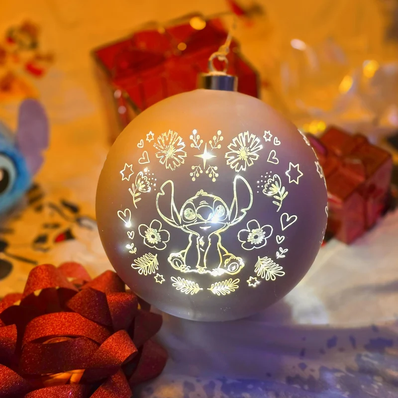 Stitch Weihnachtsbaumkugel mit Licht - Lilo & Stitch