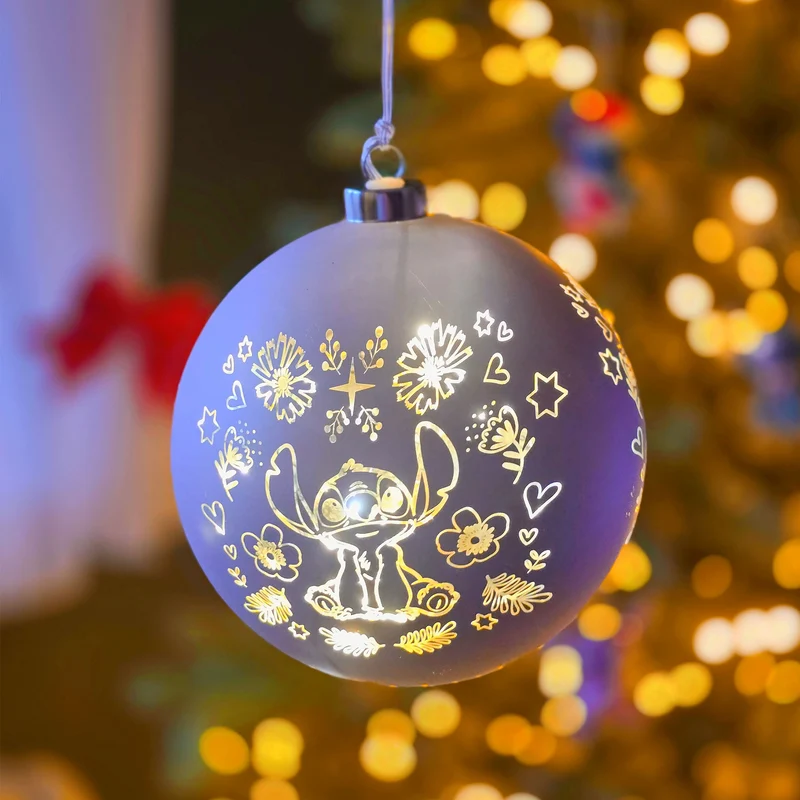 Stitch Weihnachtsbaumkugel mit Licht - Lilo & Stitch