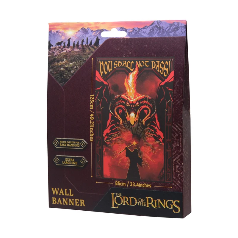 Herr der Ringe Wandbehang You shall not pass! 125 x 85 cm
