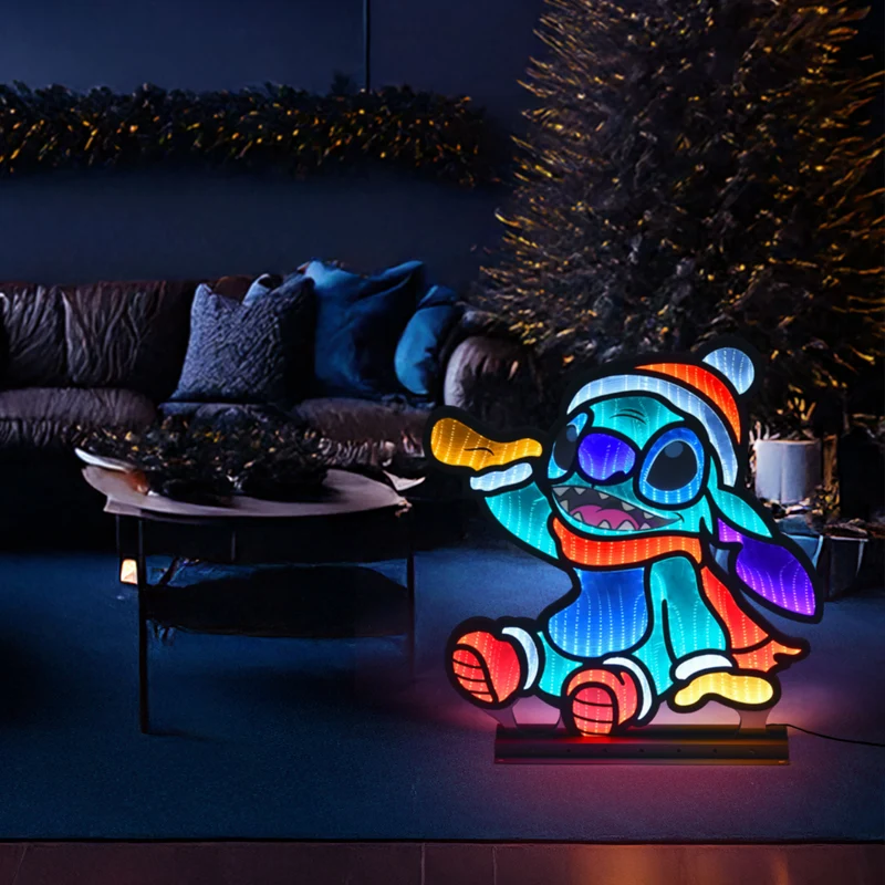 Stitch Acryl LED Lampe