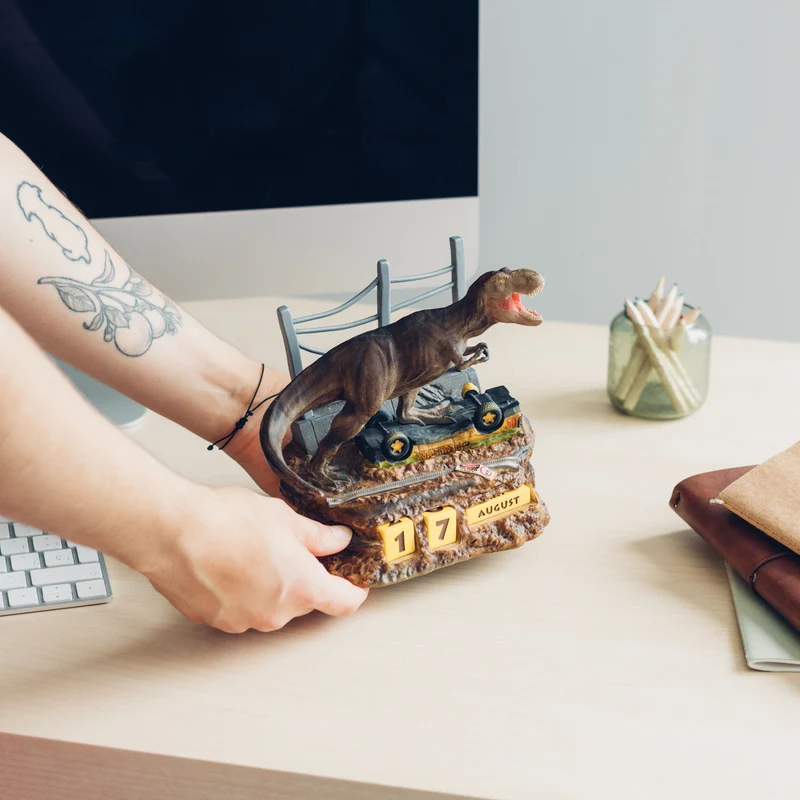 Jurassic Park - T-Rex 3D Jahres-Kalender