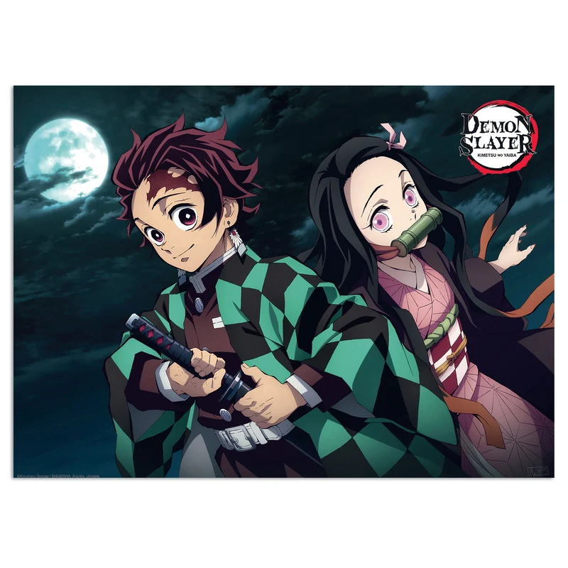 Demon Slayer - Group & Duo Poster 2er Set