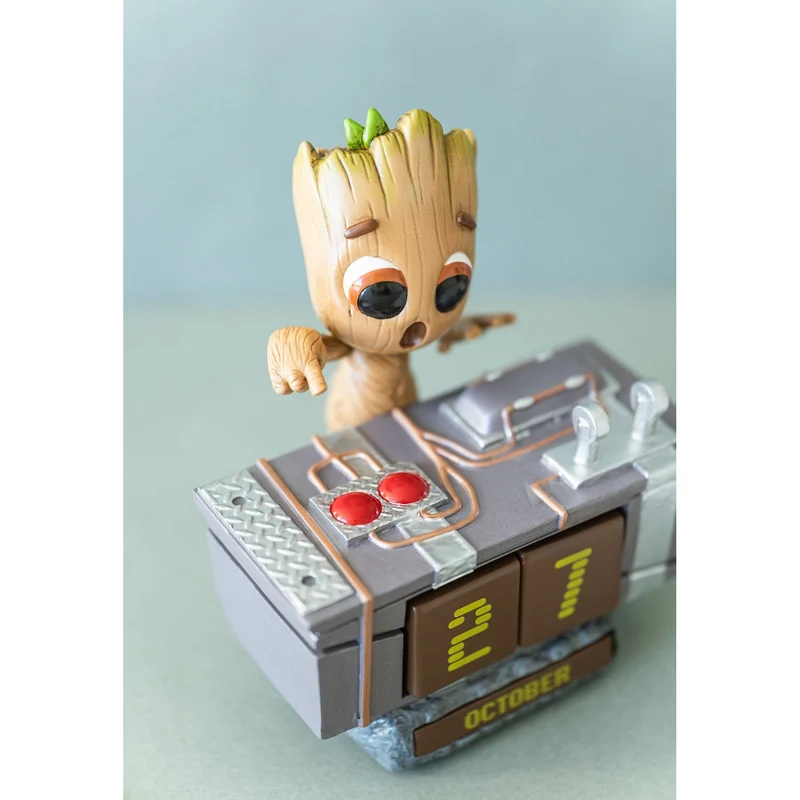 Marvel 3D Ewiger Kalender Groot Death Button 12 cm