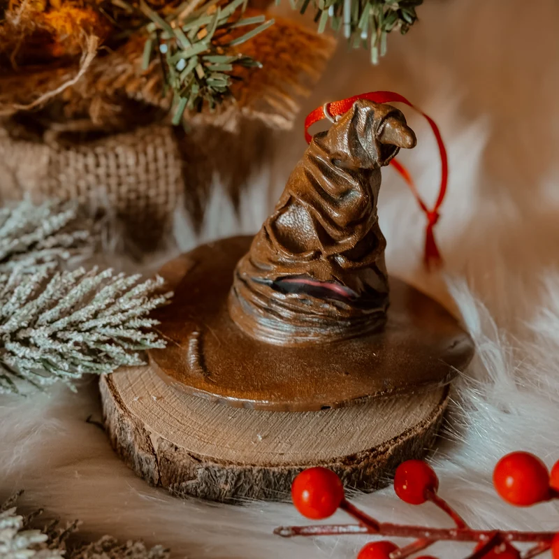 Harry Potter - Sprechender Hut Weihnachtsbaum-Schmuck