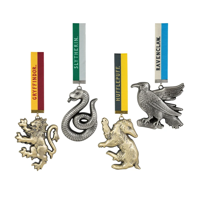 Harry Potter - Hogwarts Wandschmuck 4er Set