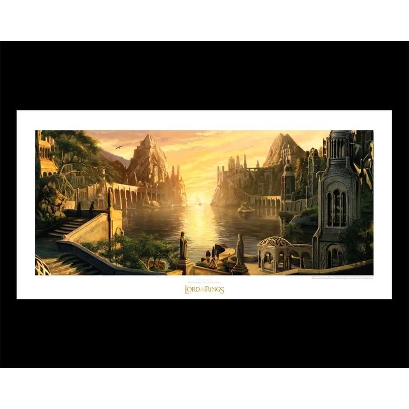 Der Herr der Ringe - Die Grauen Anfurten Kunstdruck