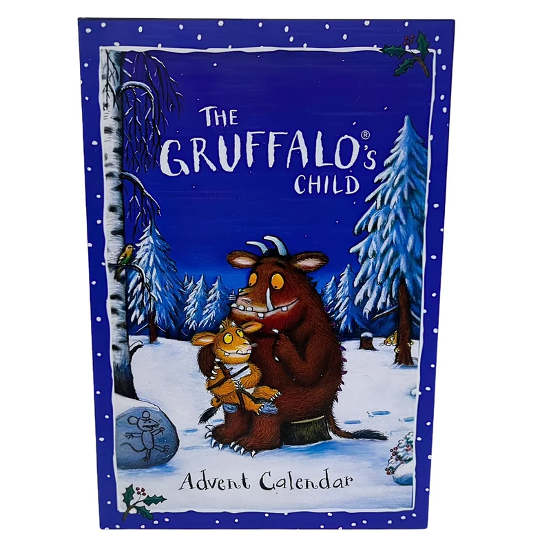 The Gruffalo’s Child Fill Your Own Advent Calendar, Wooden Book Shaped