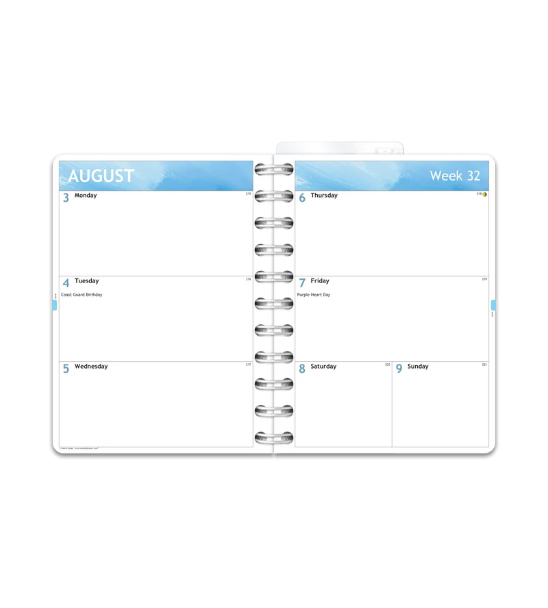 Kalender Smart Design - Spiralbindung Klein/A6