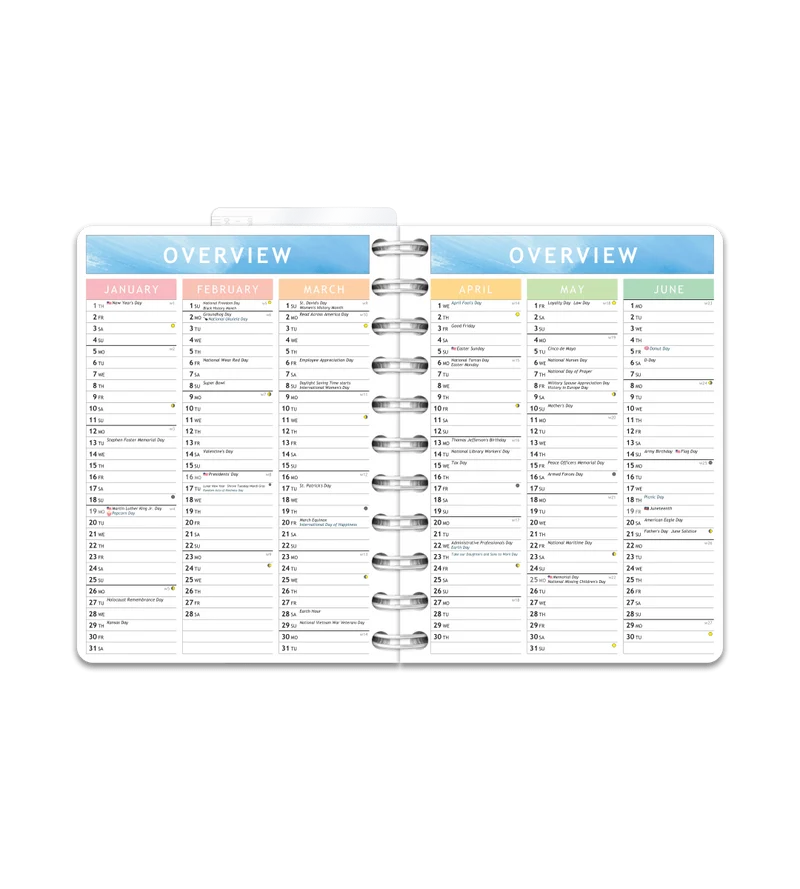 Kalender Smart Design - Spiralbindung Klein/A6