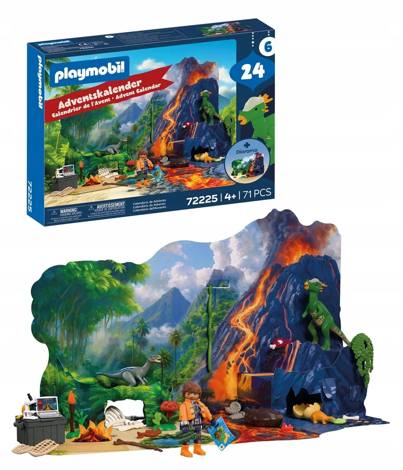 Playmobil Dinosaur Advent Calendar, Dino Expedition Christmas Countdown