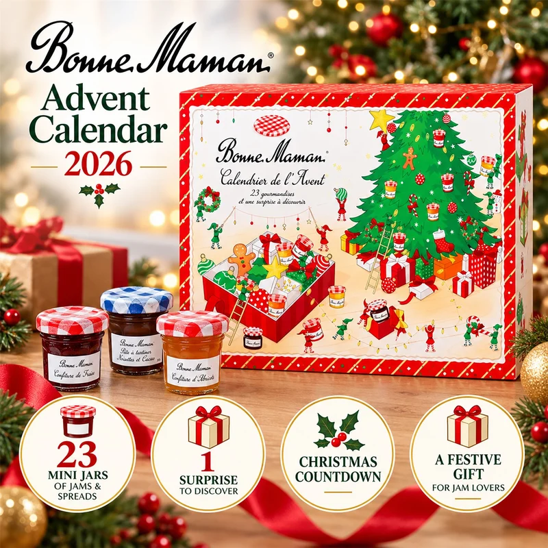 Bonne Maman Advent Calendar 2026, Jam & Spreads Christmas Countdown