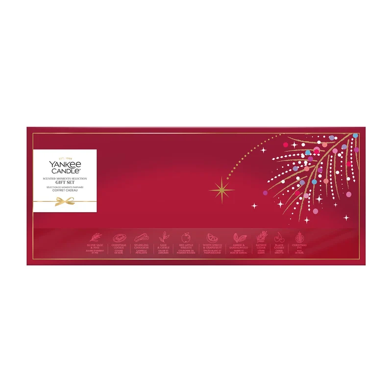 Yankee Candle Christmas Gift Set 10 Tea Lights and 1 Holder