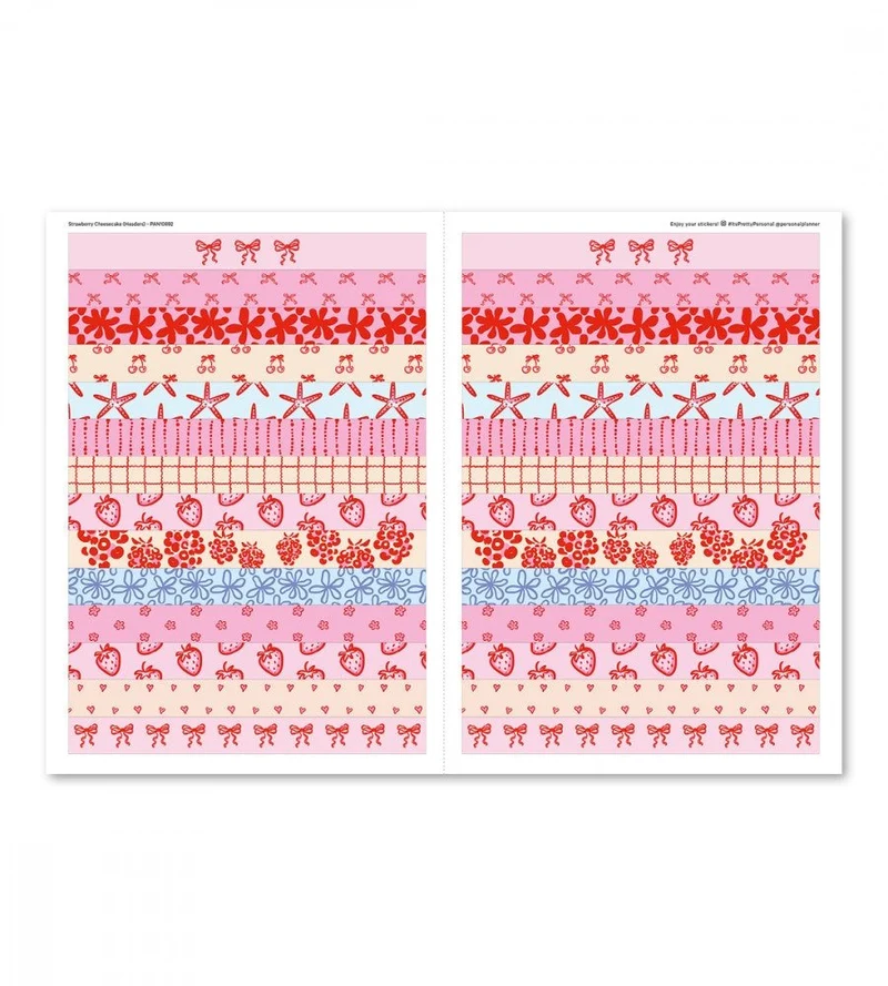 Sticker - Strawberry Cheesecake (Headers)