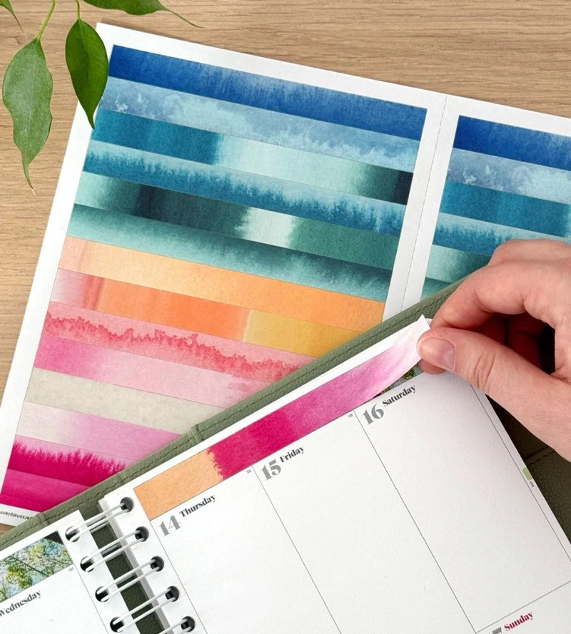 Sticker - Watercolor Blocks (Headers)