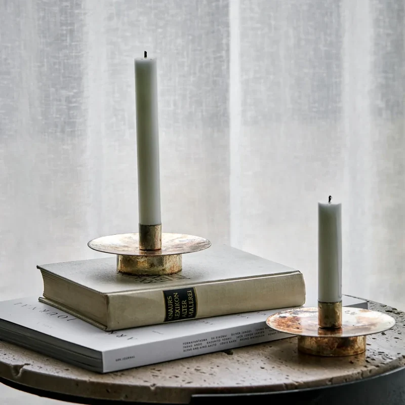 Kerzenständer Simb Antik-Messing 2er-Set