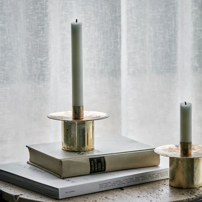 Kerzenständer Simb Antik-Messing 2er-Set