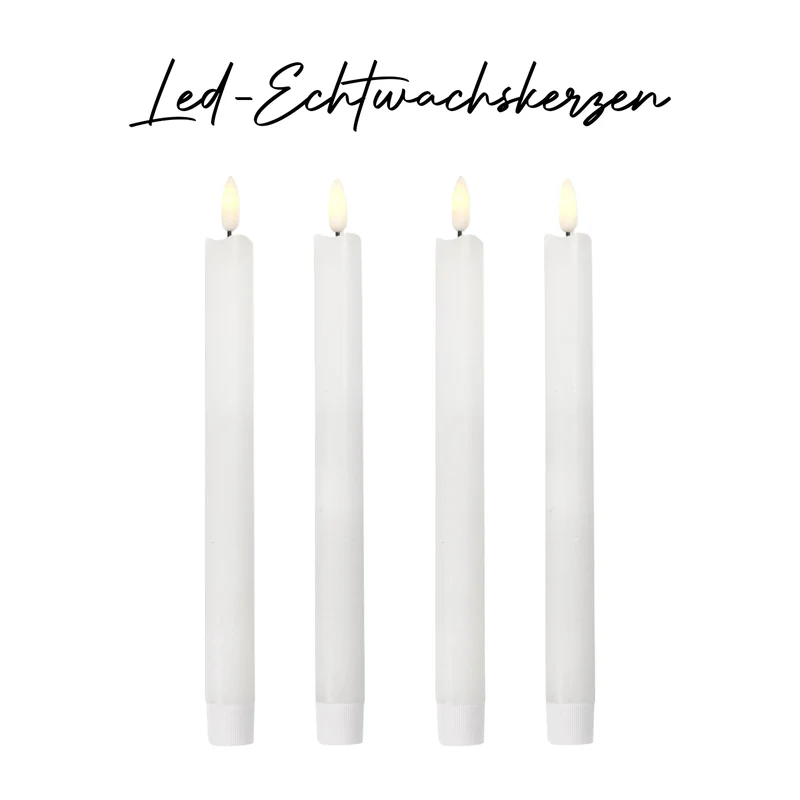 Adventsschale Skandi Adventskranz modern Dekoschale Kerzenhalter LED Weihnachtsdeko Sprenkel-Optik