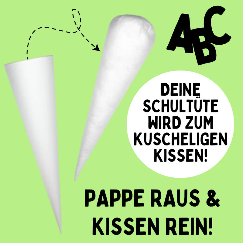 Geschwister Schultüte auch DIY aus Stoff - T-Rex