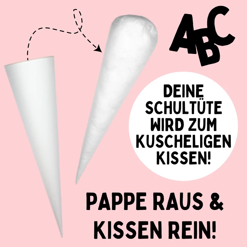 Geschwister Schultüte auch DIY aus Stoff - Bambi