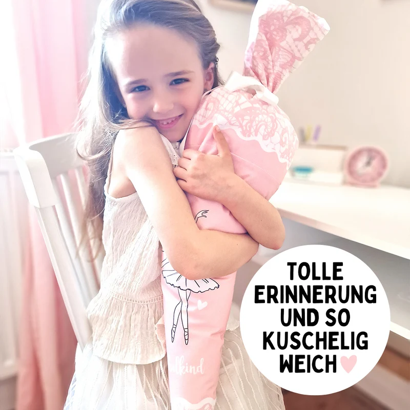 Geschwister Schultüte auch DIY aus Stoff - Bambi
