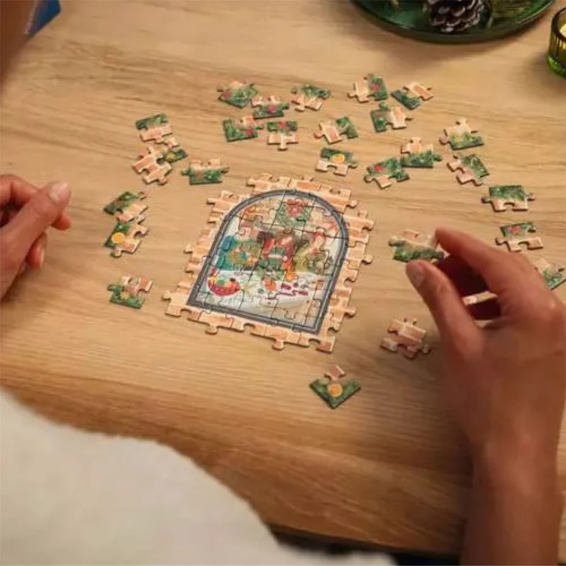 Ravensburger Puzzle Advent Calendar Christmas at Home, 24 Mini Puzzles